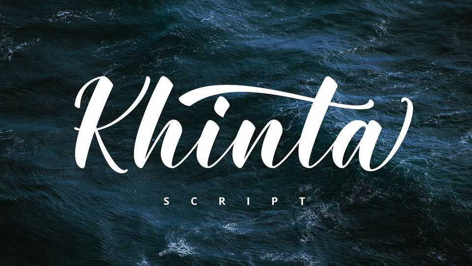 Khinta Script Font › Fontesk