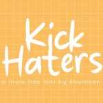 Kick Haters Font › Fontesk - Fonte Grátis Kick Haters Font › Fontesk