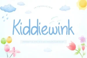 Kiddiewink Handwritten Font