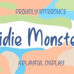 Kidie Monster Font - Fonte Grátis Kidie Monster Font