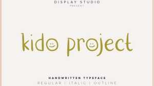Kido Project Font › Fontesk
