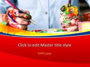 Kids Art PowerPoint Template