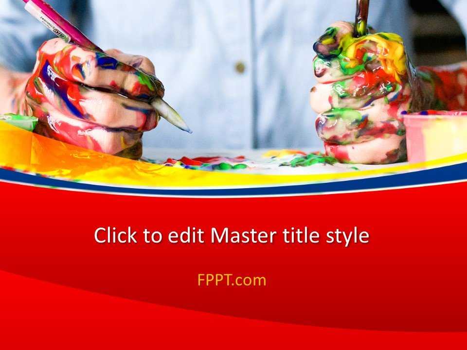 Kids Art PowerPoint Template
