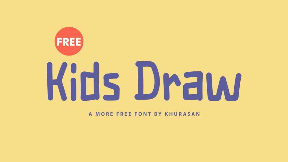 Kids Draw Font › Fontesk