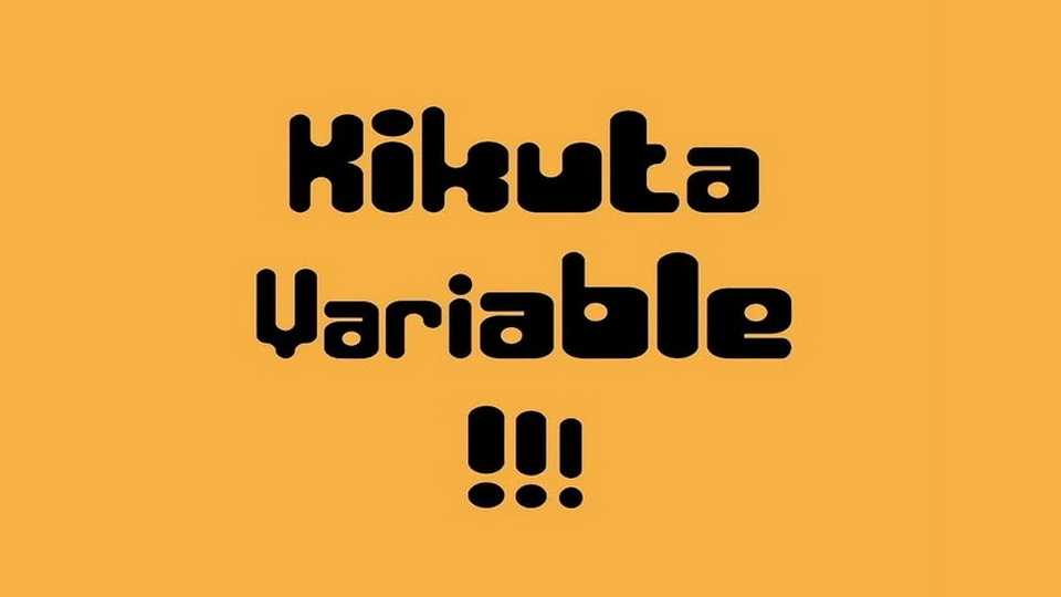 Kikuta Font › Fontesk