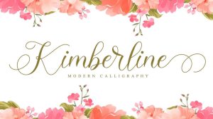 Kimberline Script Font › Fontesk