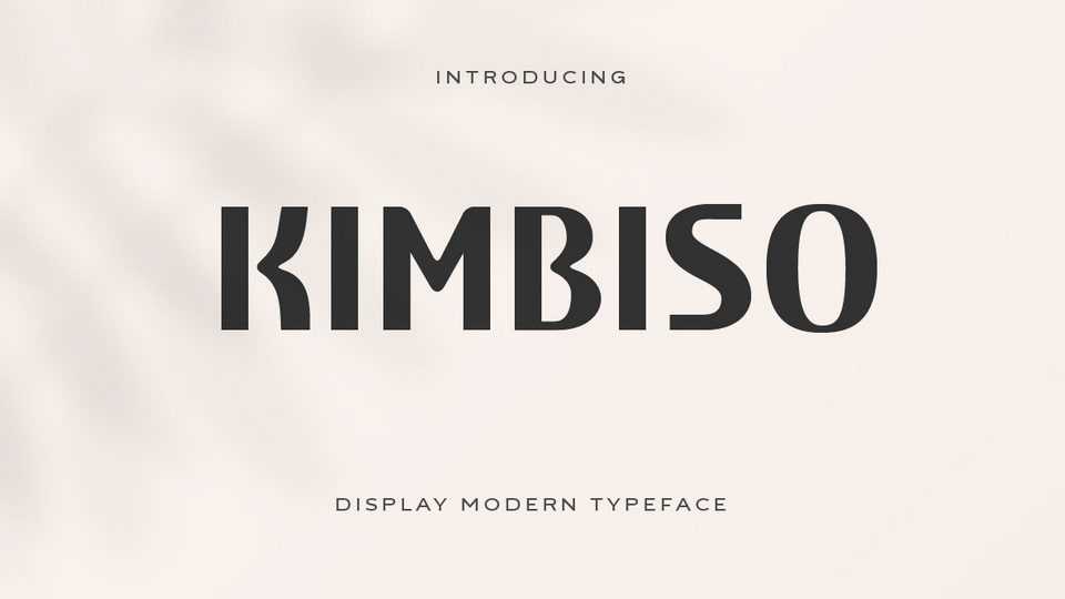 Kimbiso Font › Fontesk