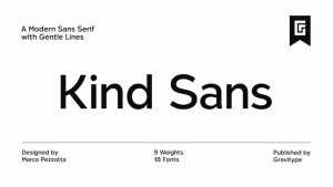 Kind Sans Font › Fontesk