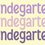 Kindegarten Font › Fontesk