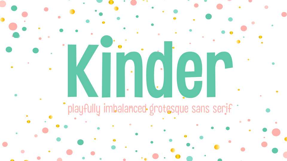 Kinder Font › Fontesk