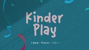 Kinder Play Font › Fontesk
