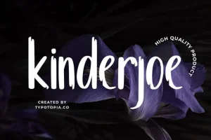 Kinderjoe Display Font