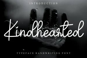 Kindhearted Handwritten Font