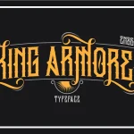 King Armored Typeface