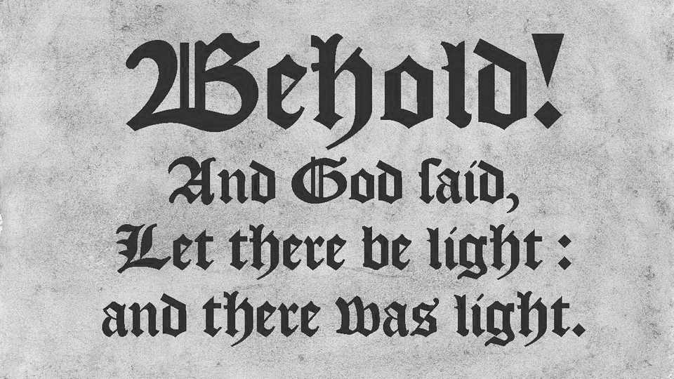 King James 1611 Font › Fontesk