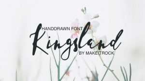 Kingsland Script › Fontesk