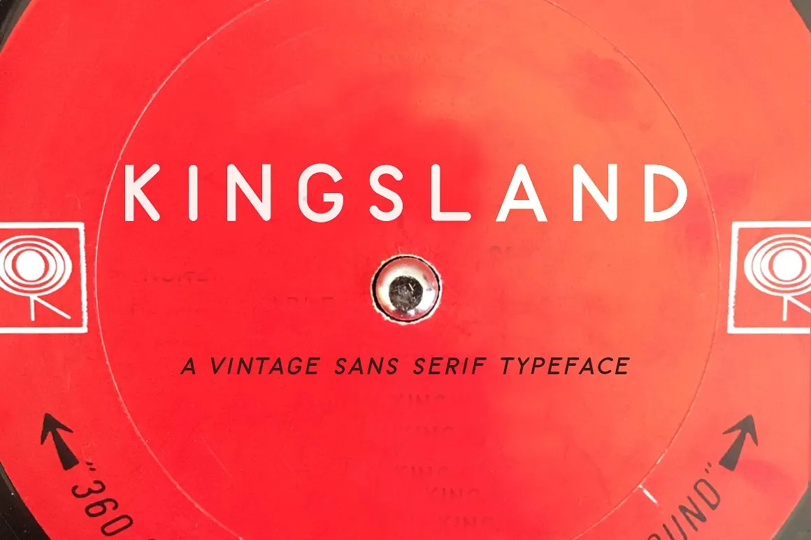 Kingsland Typeface