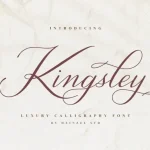 Kingsley Calligraphy Font