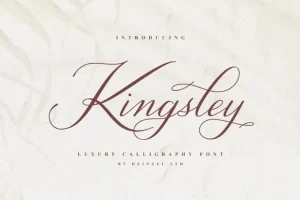 Kingsley Calligraphy Font