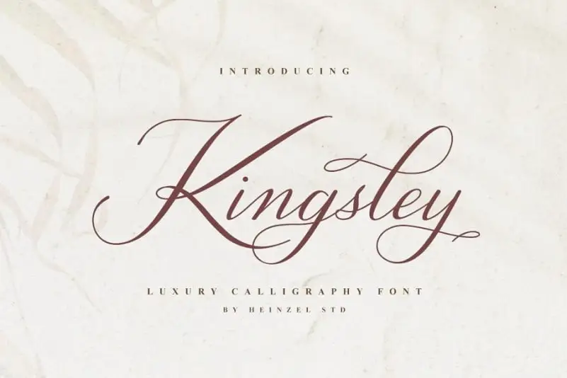 Kingsley Calligraphy Font