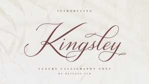 Kingsley Script Font › Fontesk