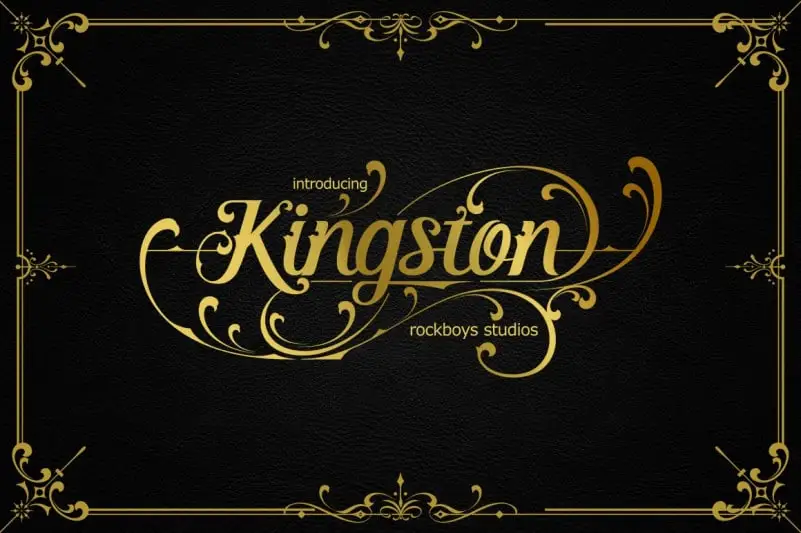 Kingston Blackletter Font
