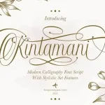 Kintamani Calligraphy Font