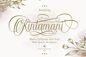 Kintamani Calligraphy Font