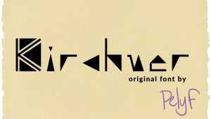 Kirchner Font › Fontesk