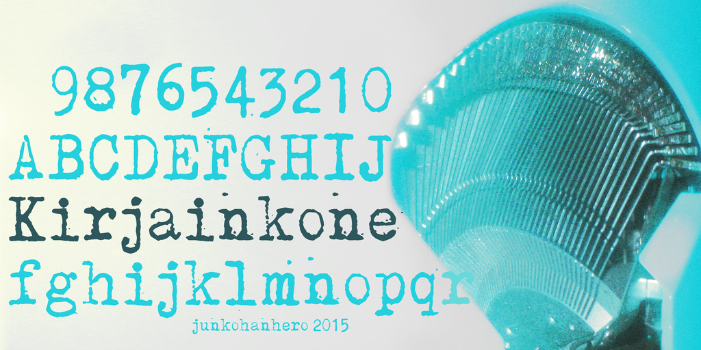 Kirjainkone Font
