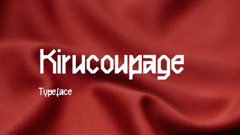 Kirucoupage Font › Fontesk