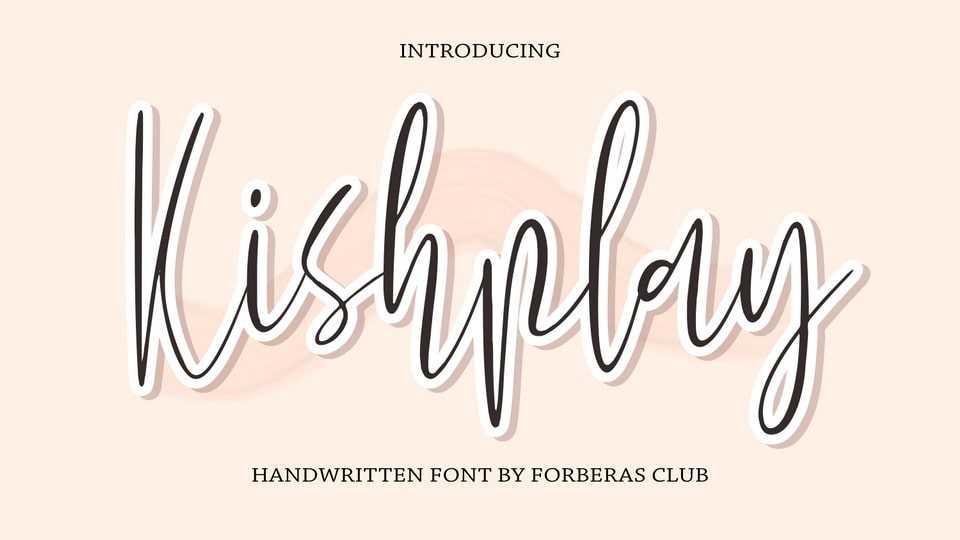Kishplay Font › Fontesk