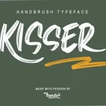 Kisser Brush Font
