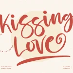 Kissing Love Font