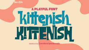 Kittenish Font › Fontesk