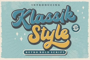 Klassik Style Script Font