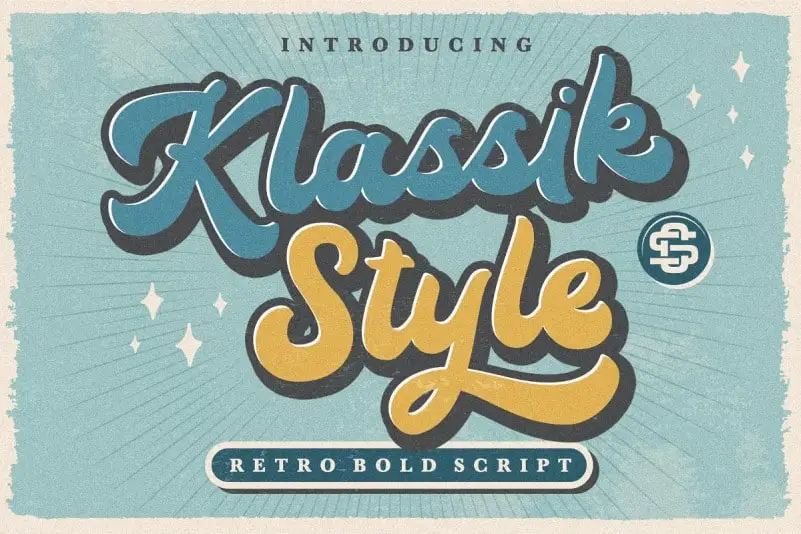 Klassik Style Script Font