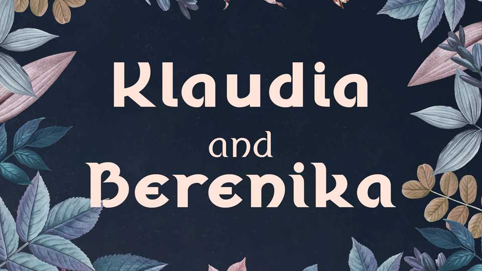 Klaudia & Berenika Font › Fontesk