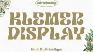 Klemer Display Font › Fontesk