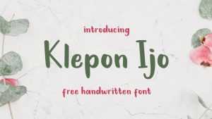 Klepon Ijo Font › Fontesk