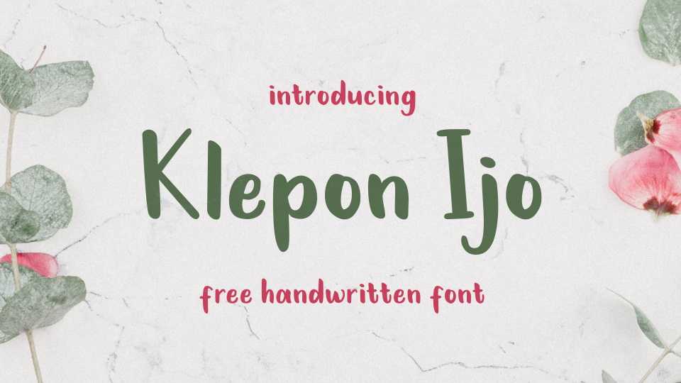Klepon Ijo Font › Fontesk