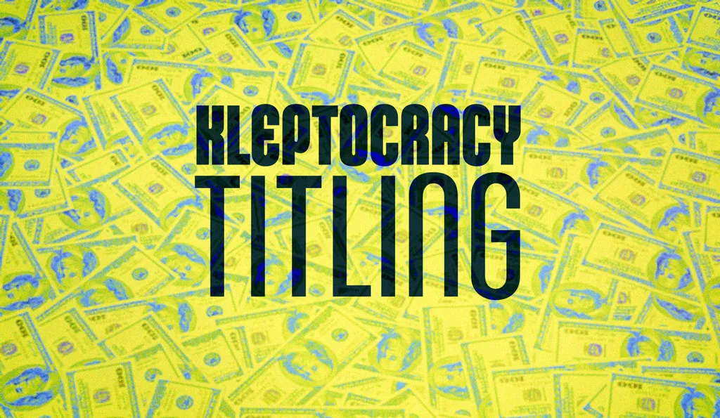 Kleptocracy Titling Font Family
