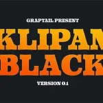 Klipan Black Font