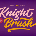Knight Brush Font
