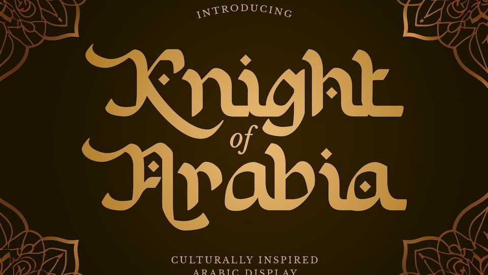 Knight of Arabia Font › Fontesk