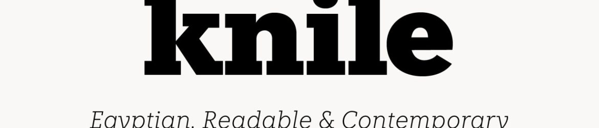 Knile Slab Serif Font Trial Version