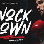 Knock Down Font › Fontesk