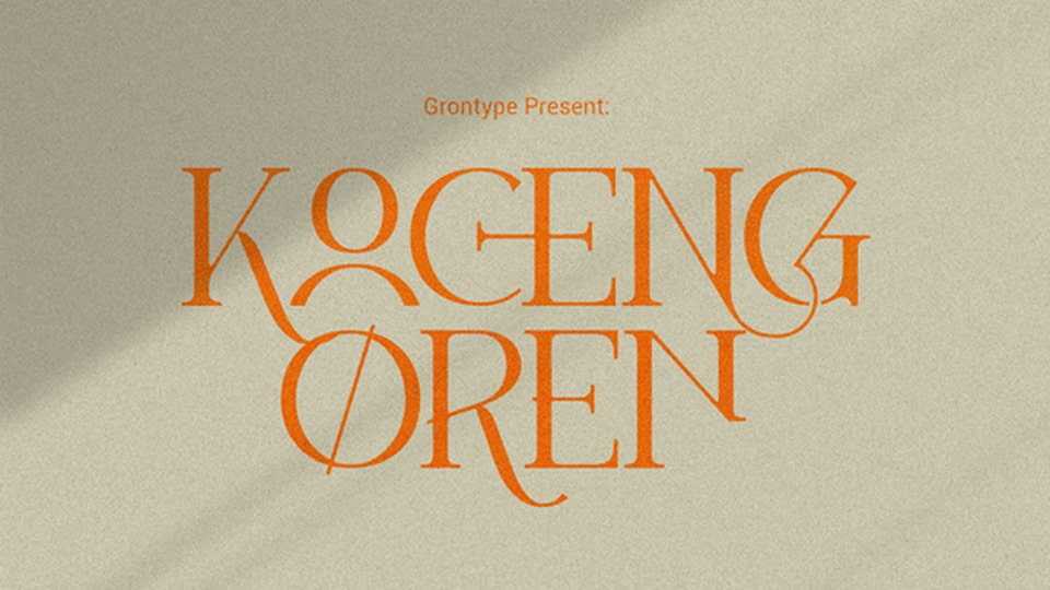 Koceng Oren Font › Fontesk