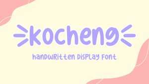 Kocheng Font › Fontesk
