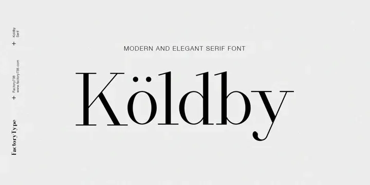 Koldby Font